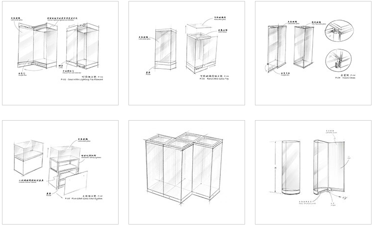 博物館中最常用的陳列柜類型：獨(dú)立展示柜